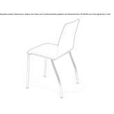 Upholstered, stackable reception chair Parilla