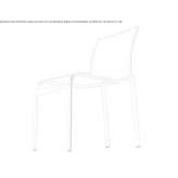 Stackable mesh chair Sitges