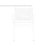 A chair with armrests that can be stacked Sitges