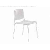 Upholstered and stackable chair Sykia