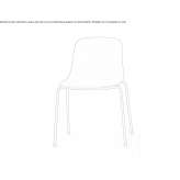 Polypropylene chair Verzej