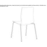 Stackable polypropylene chair Kivertsi