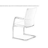 Cantilever leather training chair Bistrita
