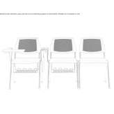 Training chair with writing tablet Iona