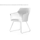 A chair based on a sled with armrests Yavkyne