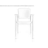 Upholstered training chair with armrests Cresevo