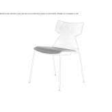 Beech training chair with integrated cushion Orsan