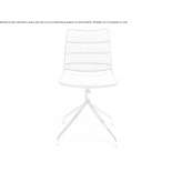 Leather trestle chair Maynard