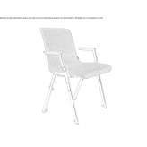 Fabric training chair with armrests Santoyo