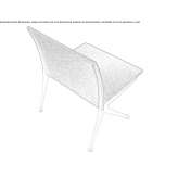 Fabric reception chair Vodstroy