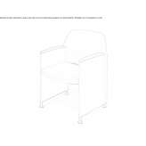 Foldable training chair Oakton