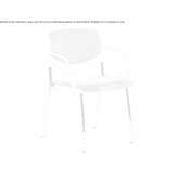 Chair with armrests and integrated cushion Sogutlu