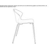 Stackable training chair Grobina