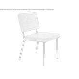 Chair upholstered with fabric Orleton