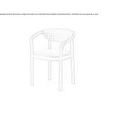Upholstered chair Nokomis
