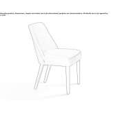 Fabric chair Sulecin