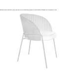 Upholstered restaurant chair with armrests Posta