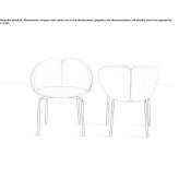Fabric chair Cerveno