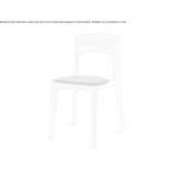Solid wood chair with integrated cushion Piesport