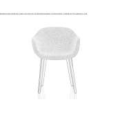 Chair upholstered with fabric Plomari