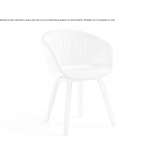Upholstered chair with armrests Belcesti
