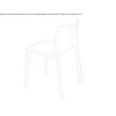 Stackable polypropylene chair Fehmarn