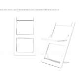Folding plywood chair Gaviao