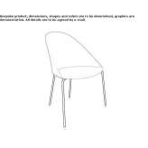 Polypropylene chair with integrated cushion Yuganets