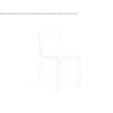 Stackable polyurethane garden chair Filotion