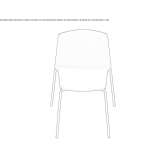 Garden chair made of polypropylene, stackable Mysen