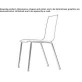 Stackable plastic chair Vuadens