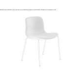 Upholstered and stackable chair Belcesti