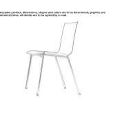 Stackable plastic chair with integrated cushion Vuadens