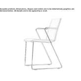 Upholstered chair based on a sleigh with armrests Ghiaie
