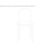 Chair upholstered in fabric or leather Crabtree