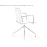 A trestle chair with armrests Kumane