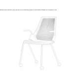 Chair on wheels Negritas