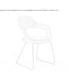 Leather chair based on a sleigh Ferron