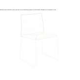 Stackable tanned leather chair Aufsess