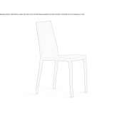 Stackable polypropylene chair Plaza