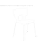 Stackable chair Zagra