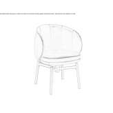 Upholstered swivel chair Sision