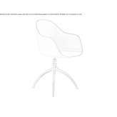 Tanned leather chair with armrests Portimao