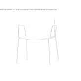A chair with armrests that can be stacked Slonim