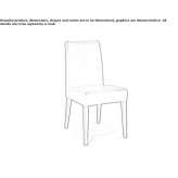 Upholstered chair Issogne