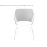 Upholstered chair with armrests Barbat