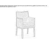 Upholstered chair Jurare