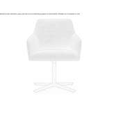 Swivel chair with 4-star base with armrests Pamukova