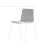 Polypropylene chair with integrated cushion Kukow