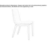 Upholstered wooden chair Tucta